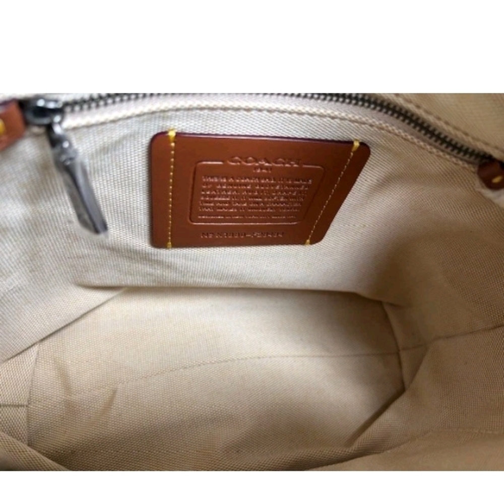 Coach 1941 ROGUE  Shoulder Bag Black/ Yellow Stitching - Picture 10 of 14